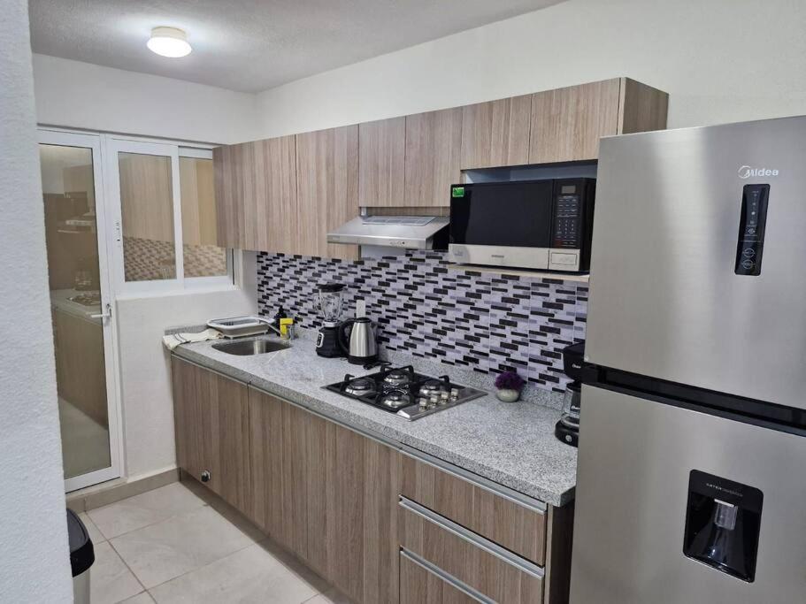 Depto. Con Club De Playa Apartment Acapulco Ngoại thất bức ảnh